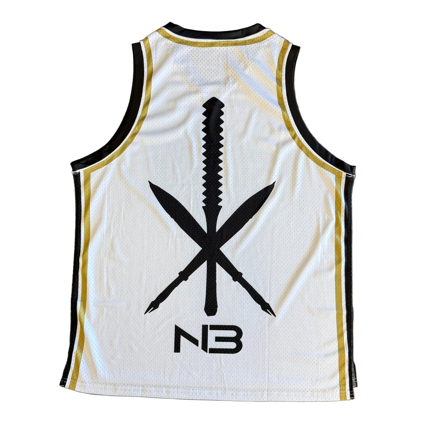 NB Arch Jersey (White/Vegas Gold)