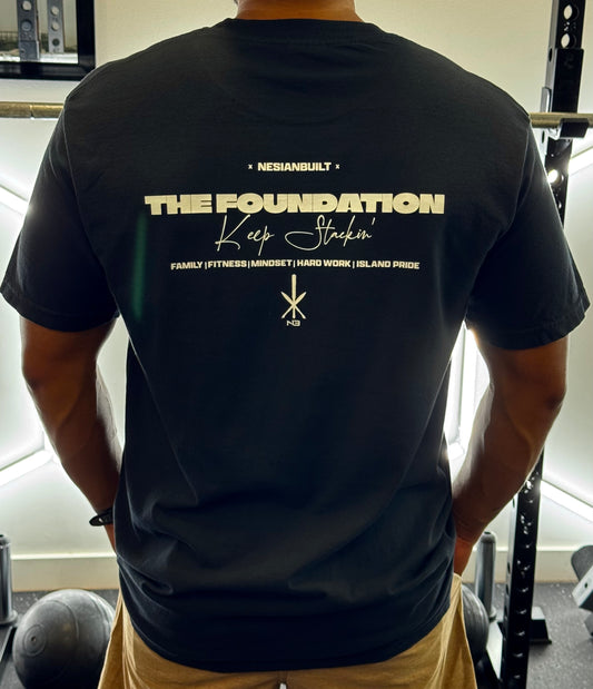 Stack The Foundation Tee (Black)