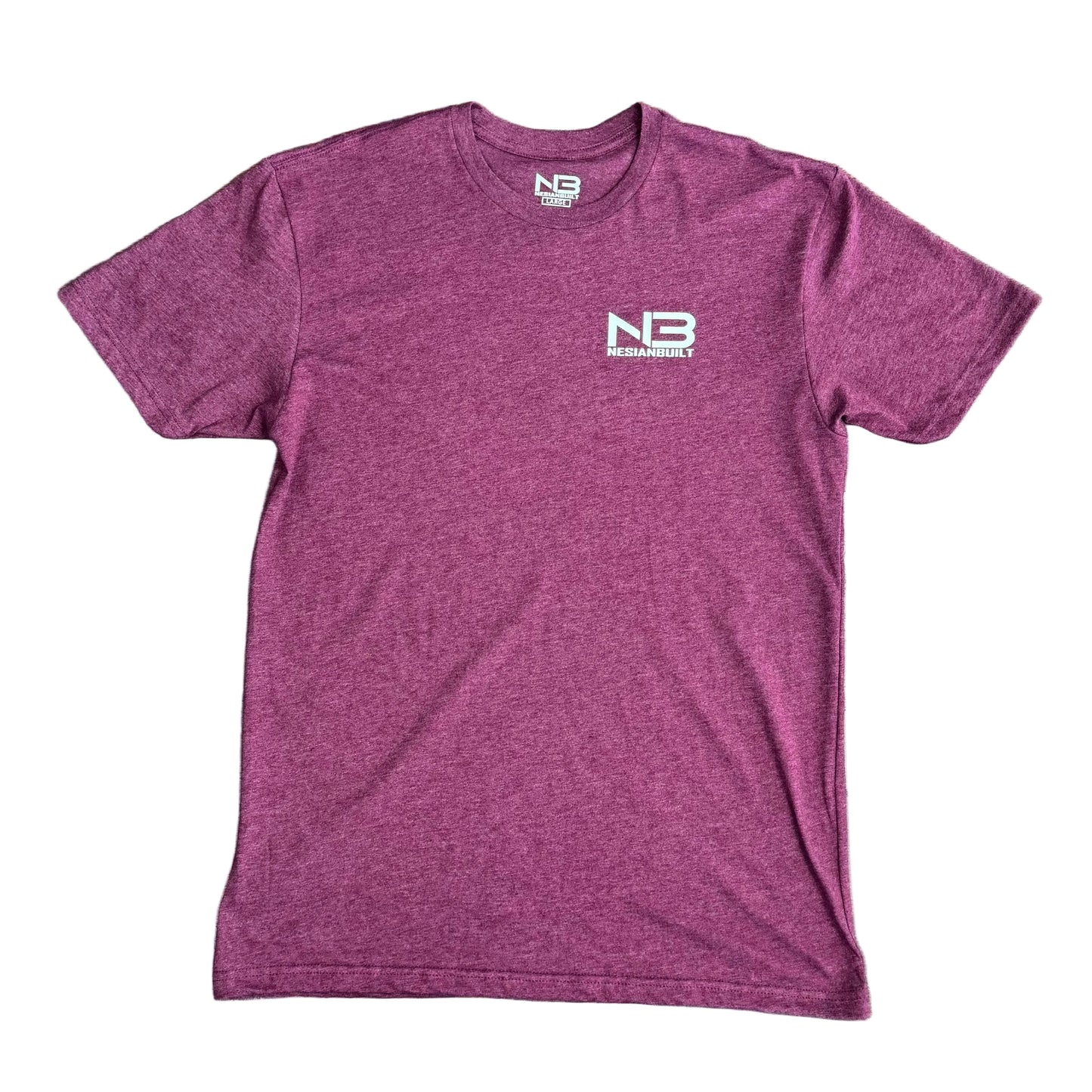 Stack The Foundation Tee (Heather Maroon)