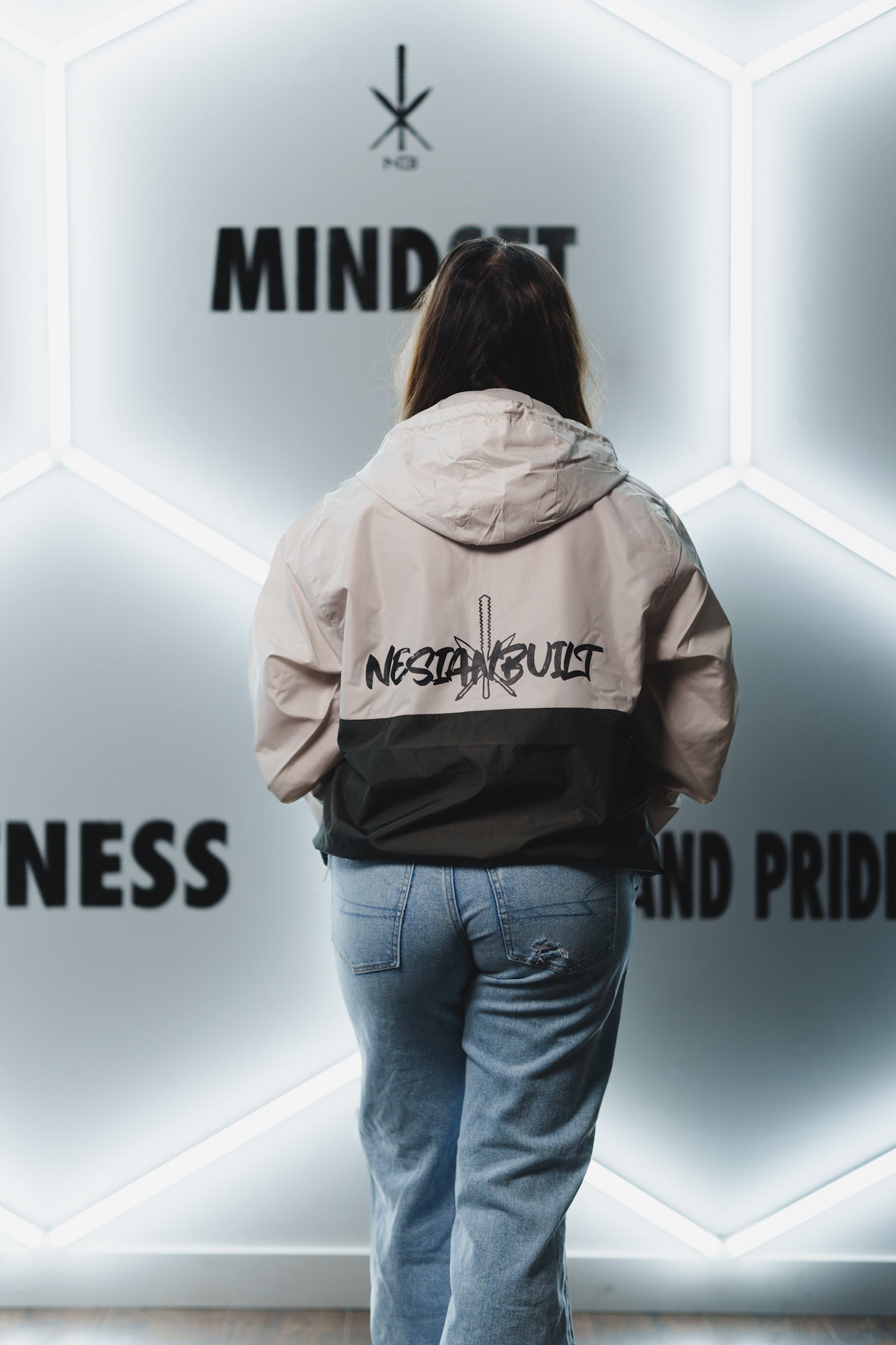 NB Graffiti Quarter-Zip Windbreaker