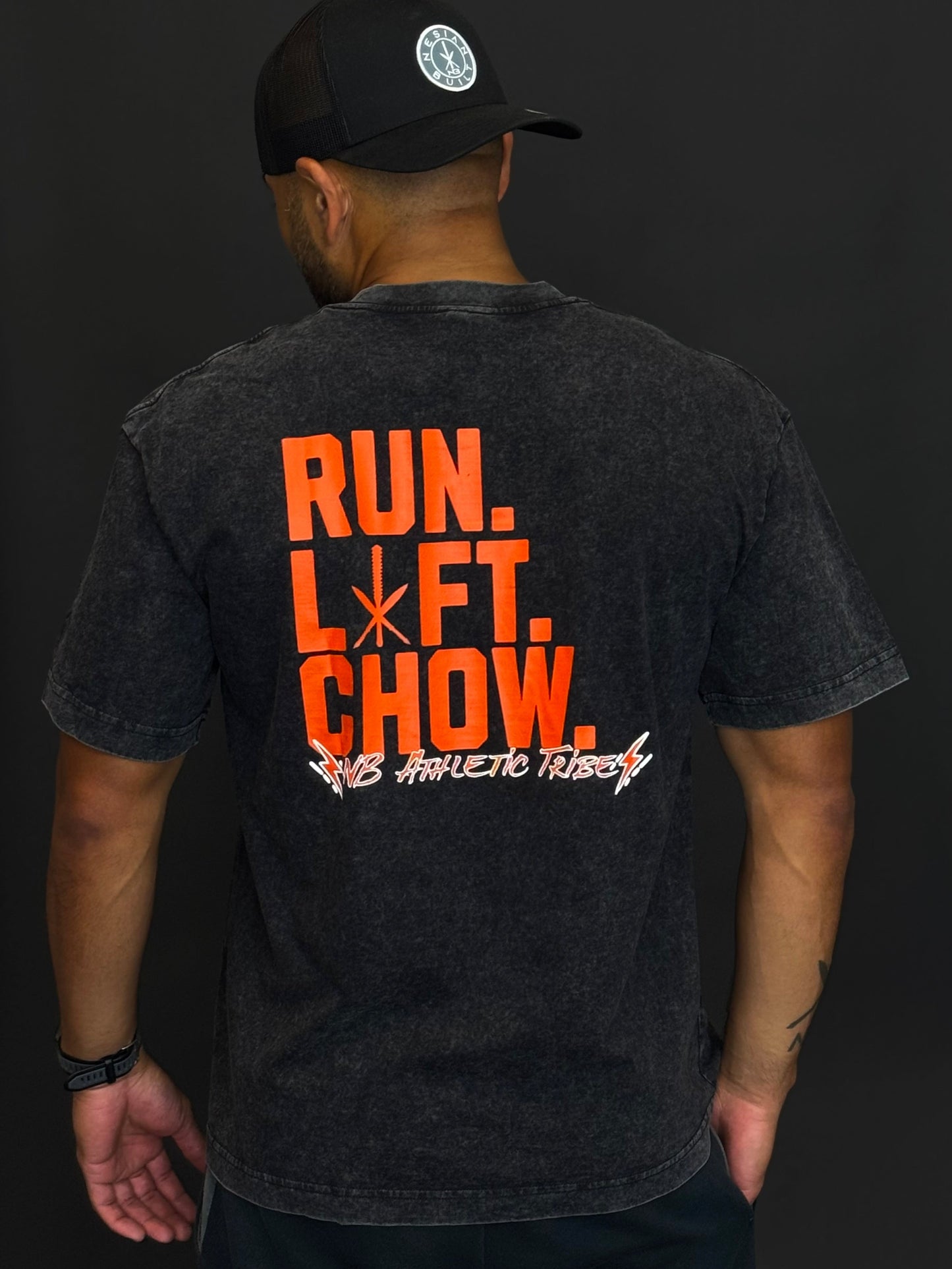 Run. Lift. Chow. Vintage Tee