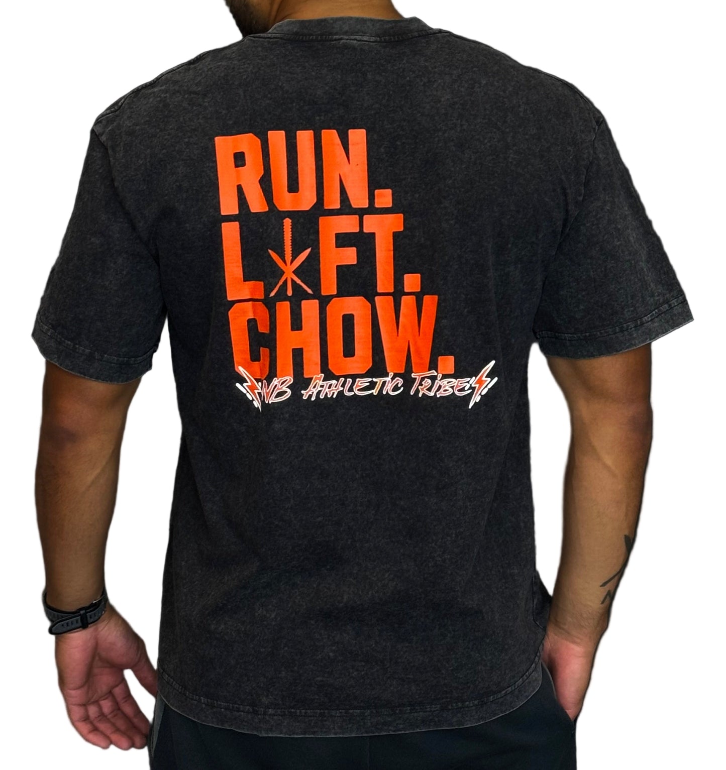 Run. Lift. Chow. Vintage Tee