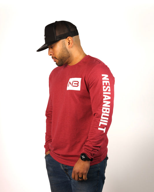 Boxxed Up Long-Sleeve Tee- Multiple Colors
