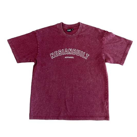 The Foundation 2 Distressed Tee (Maroon)