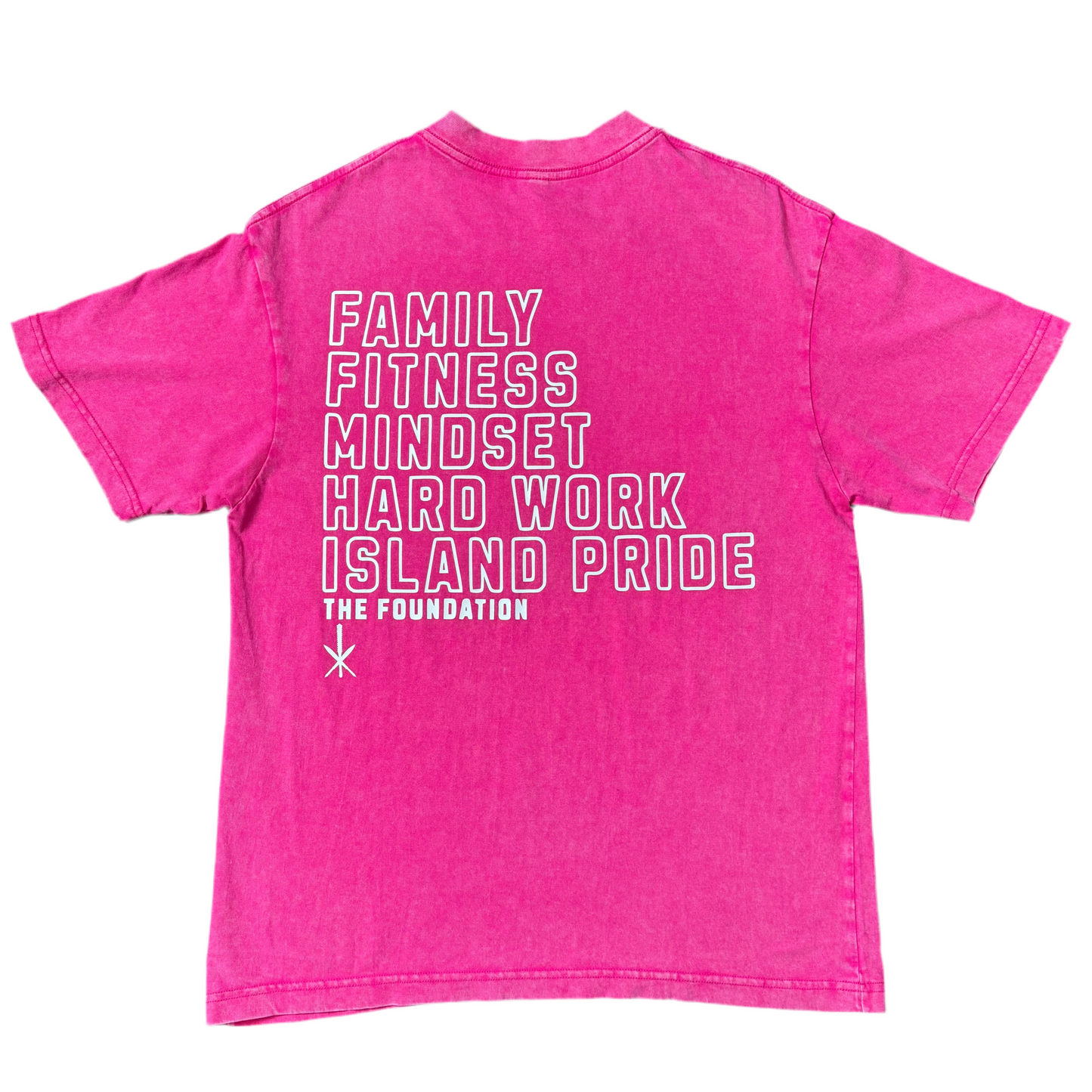 The Foundation 2 Distressed Tee (Pink)