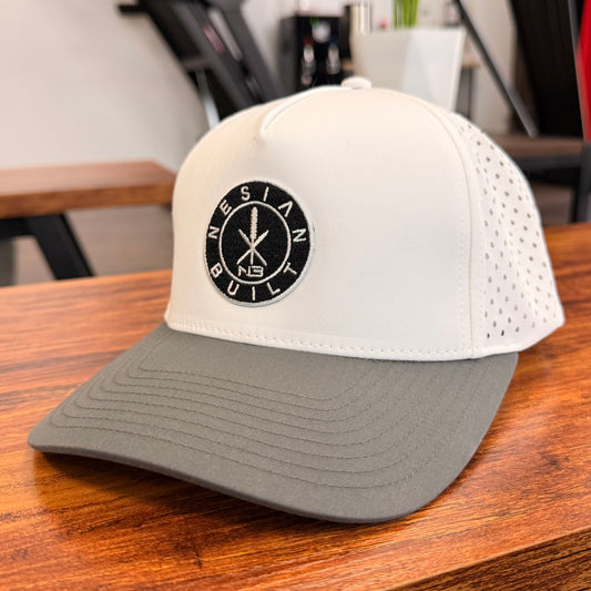 NB EVO2 Water-Resistant Snapback+ (White/Charcoal)