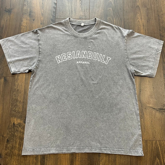 The Foundation 2 Distressed Tee- Grey