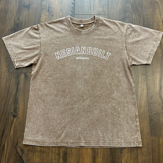 The Foundation 2 Distressed Tee- Brown