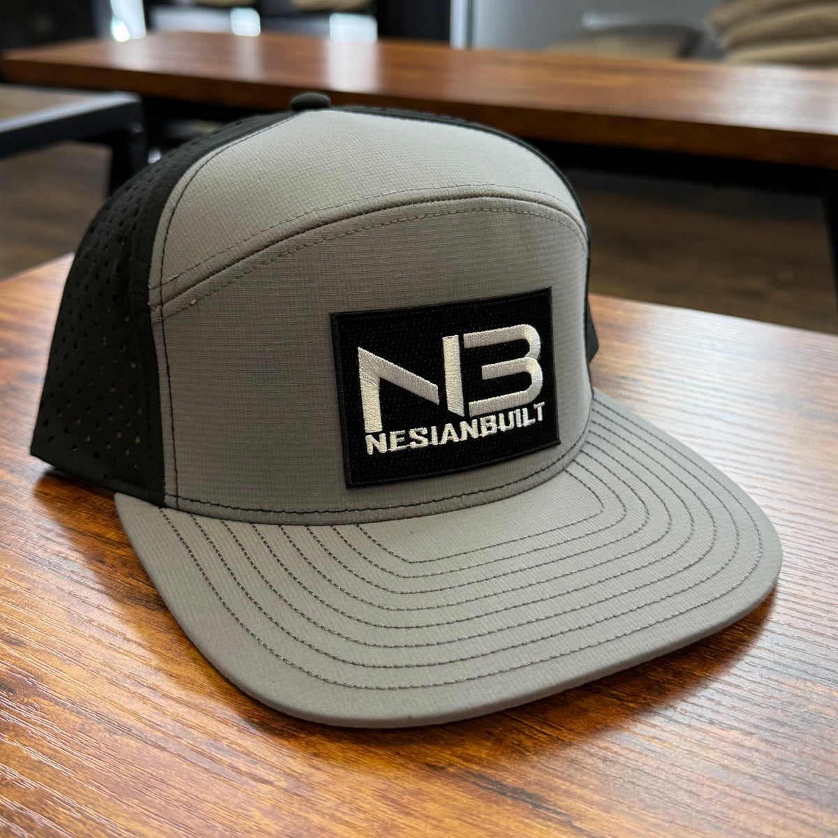 Signature NB Water-Resistant Snapback (Grey/Black)
