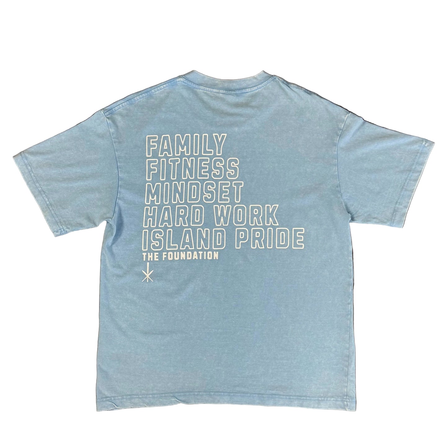 The Foundation 2 Distressed Tee (Baby Blue)