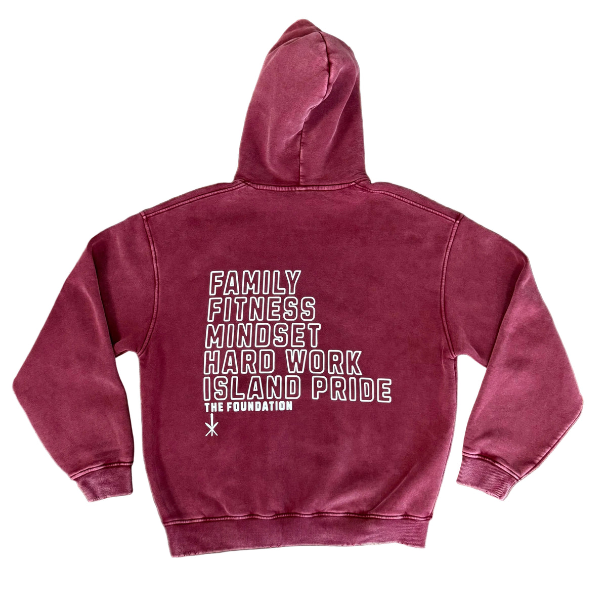 Foundation2 Vintage Hoodie (Maroon)