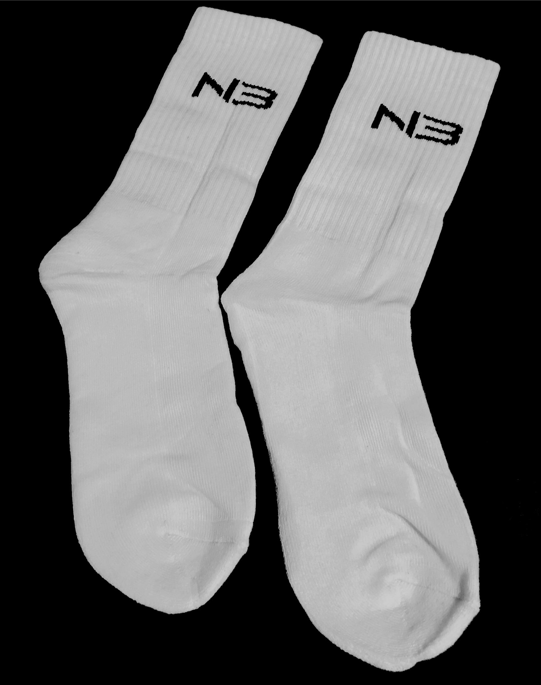 NB Combed Cotton Socks (White)
